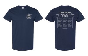 #1- Navy Cotton T-Shirt- Printed